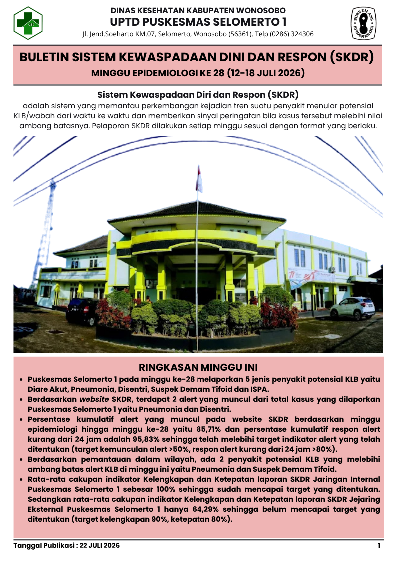 BULETIN SKDR MINGGU KE 28 TAHUN 2026