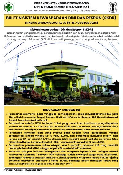 BULETIN SKDR MINGGU KE 32 TAHUN 2026