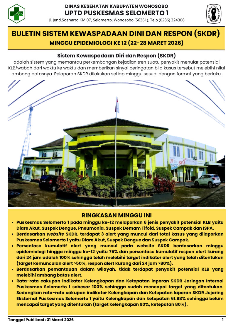 BULETIN SKDR MINGGU KE 12 TAHUN 2026