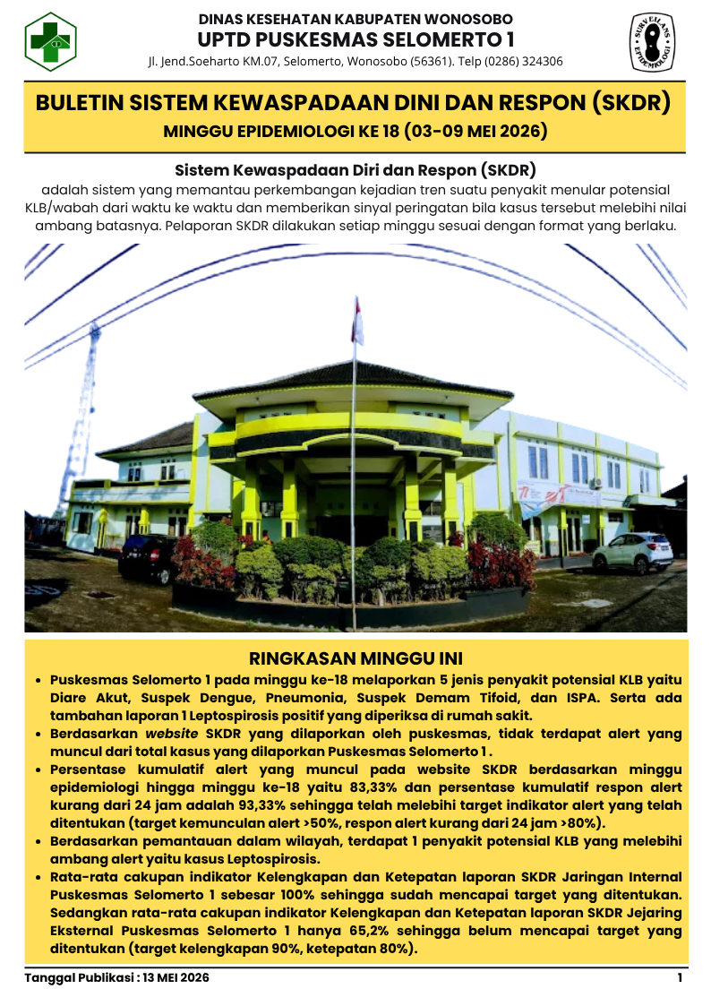 BULETIN SKDR MINGGU KE 18 TAHUN 2026