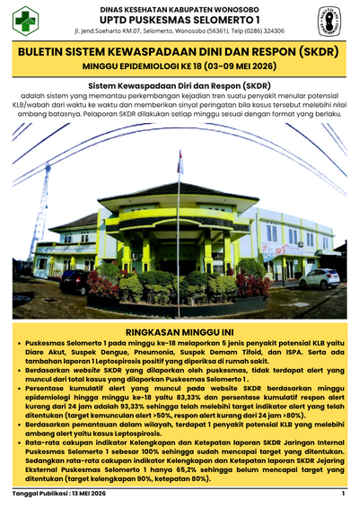BULETIN SKDR MINGGU KE 18 TAHUN 2026
